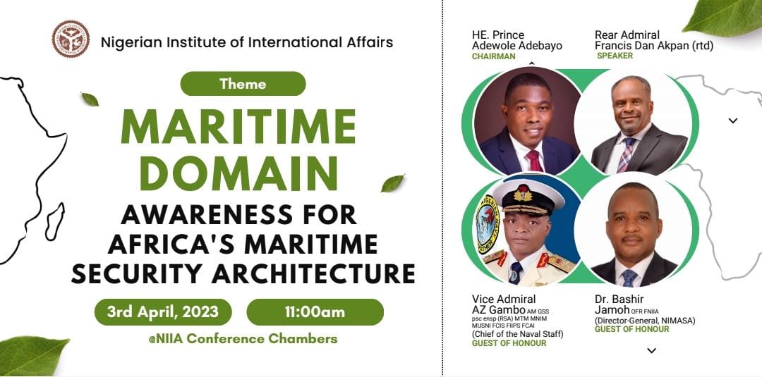 Maritime Domain Awareness for Africa’s Maritime Security Architecture
