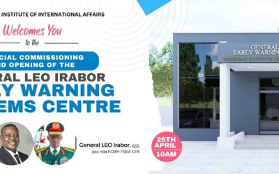 Commissioning of The General Leo Irabor Early Warning Systems Centre
