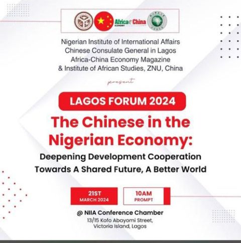 LAGOS FORUM 2024 - Nigerian Institute of International Affairs